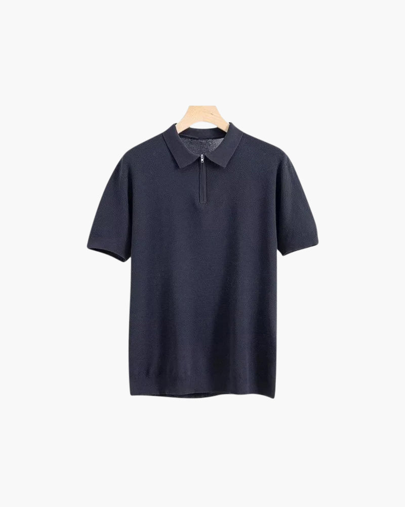 Marbella Zip Up Polo - Image 7