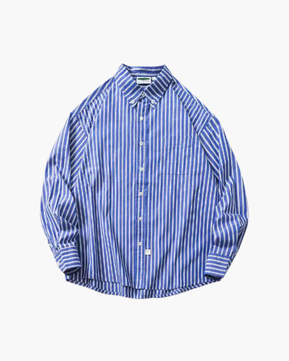Oversized Striped Shirt - Image 5