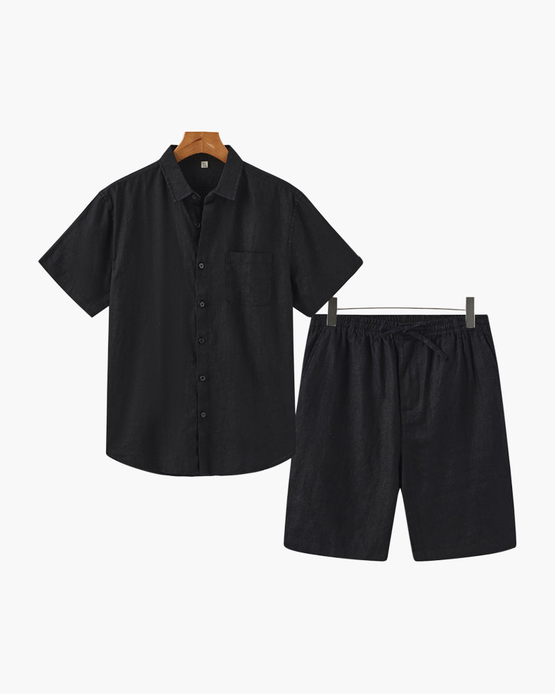 Old Money Linen Combo (Shorts) - Image 4