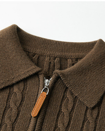100% Premium Wool Zip Up - Image 2