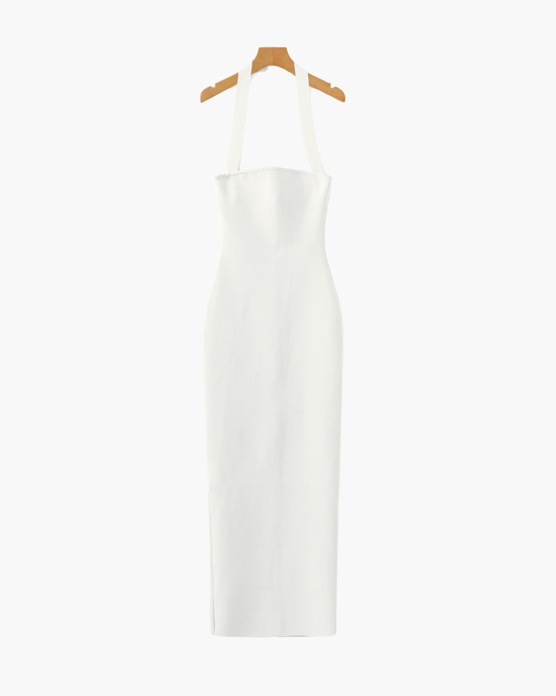 Halter Neck Slim Fit Maxi Dress - Image 11