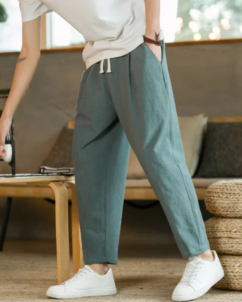 Cancun Cotton Trousers - Image 5