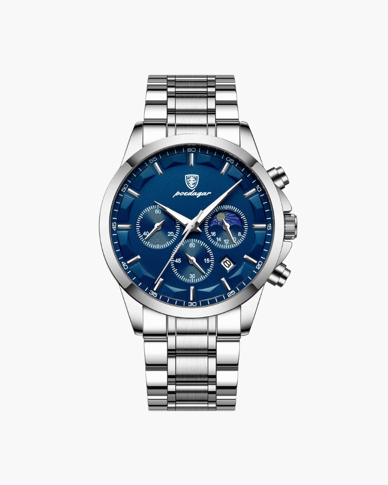 Precision Chronograph Steel Watch - Image 6