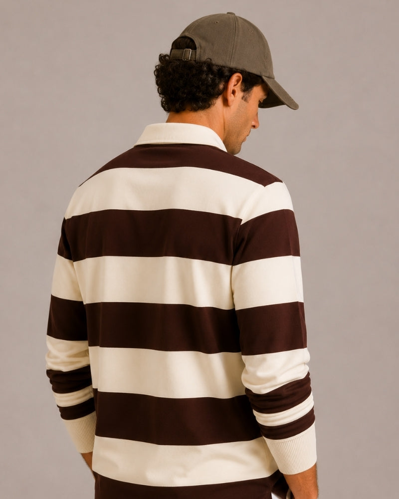 Vintage Stripe Rugby Polo - Image 4