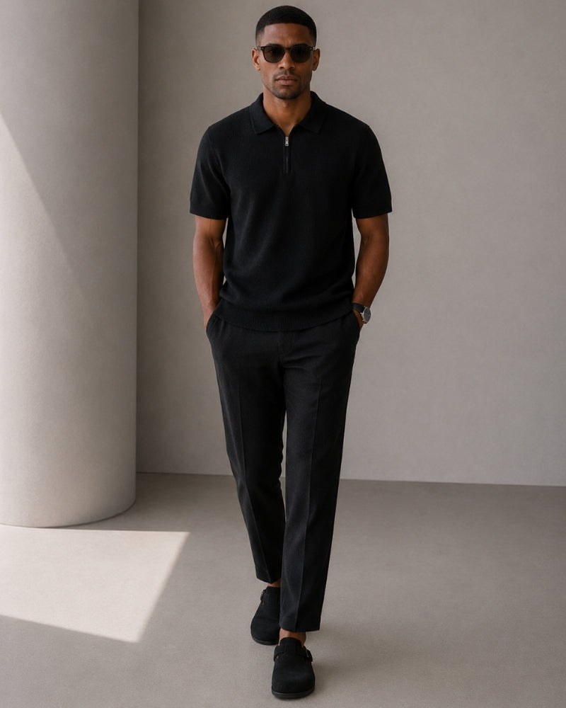 Marbella Zip Up Polo - Image 11