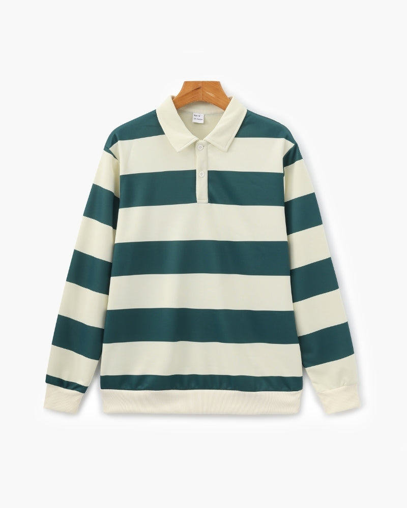 Vintage Stripe Rugby Polo - Image 13