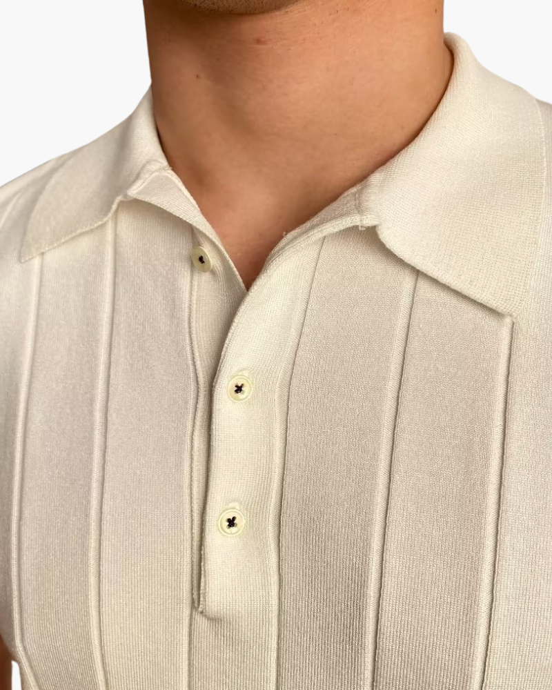 Cannes Ribbed Cotton Polo - Image 2