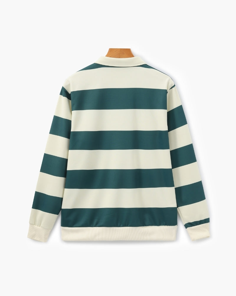 Vintage Stripe Rugby Polo - Image 14