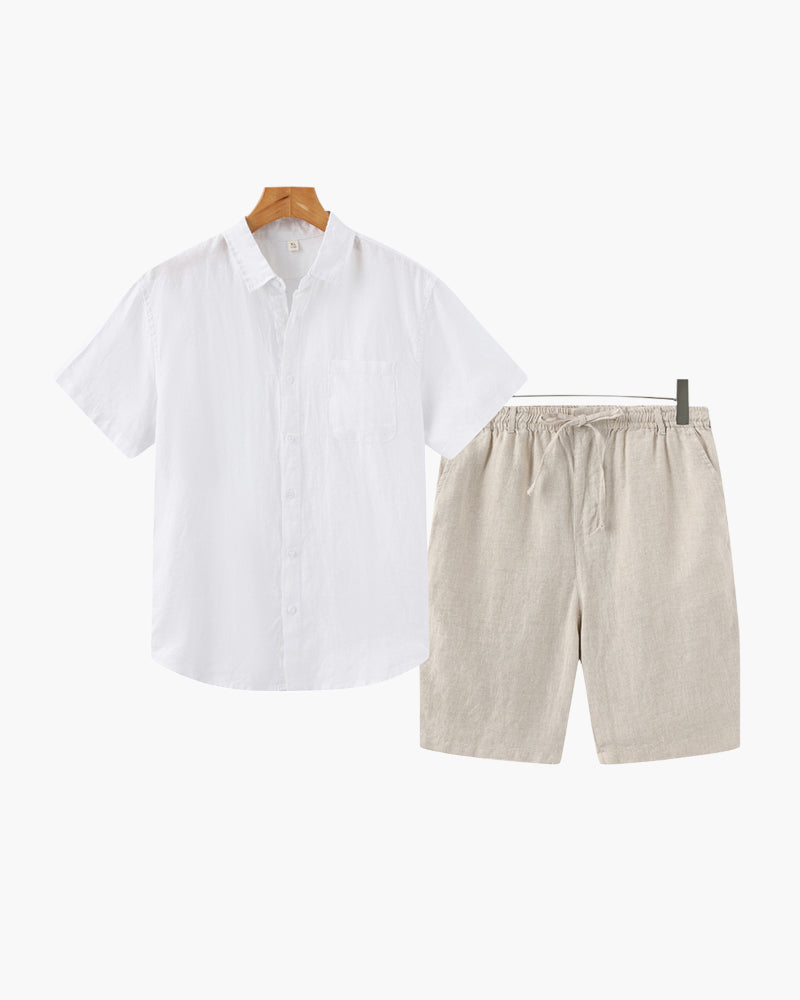 Old Money Linen Combo (Shorts) - Image 7