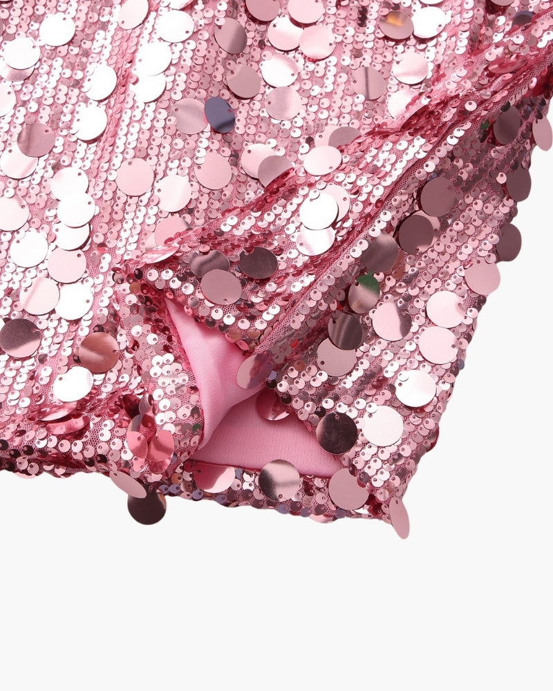 Sequin Party Mini Dress - Image 7