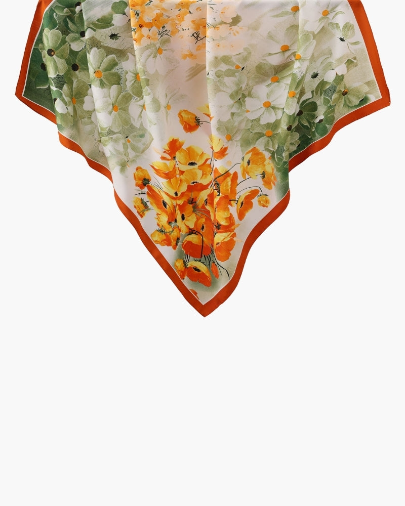 Old Money Impressionist Garden Scarf - Image 9