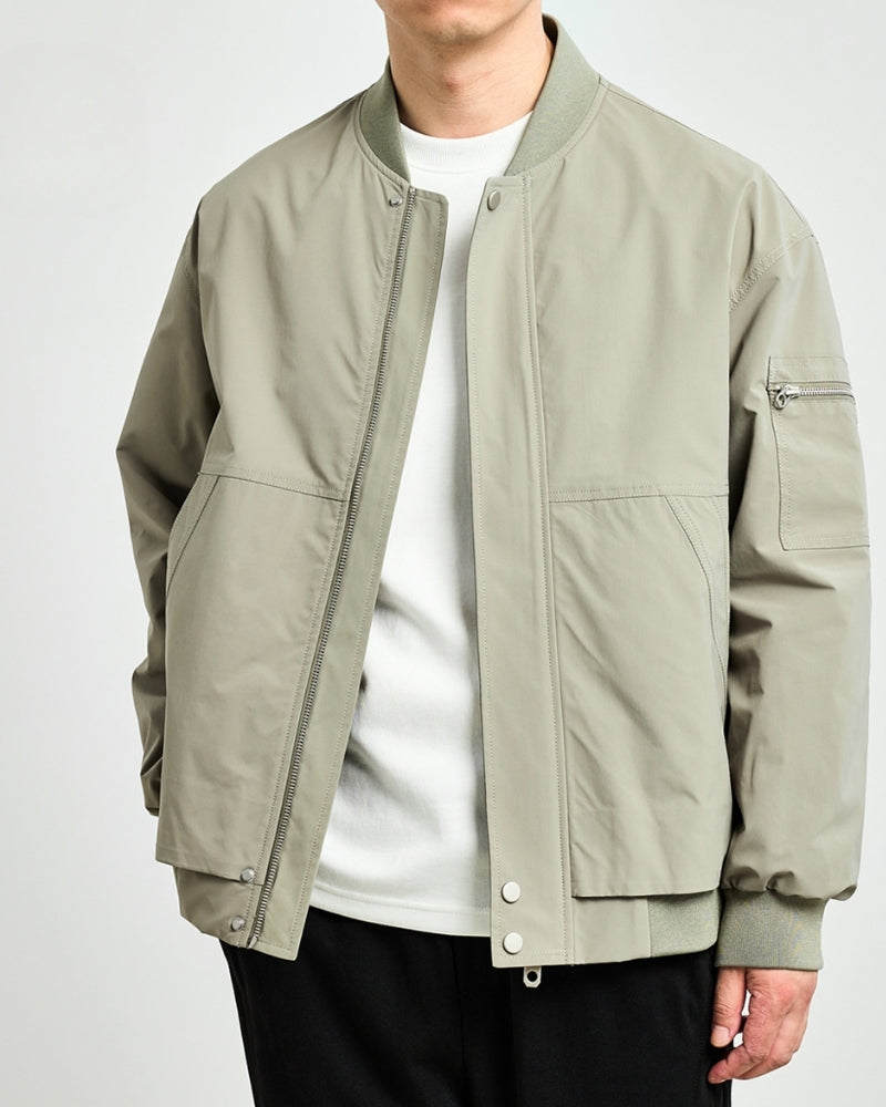Minimalist Bomber Jacket - Image 2