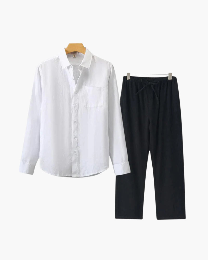 Old Money Linen Combo (Long Sleeve) - Image 15