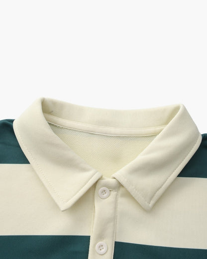 Vintage Stripe Rugby Polo - Image 15