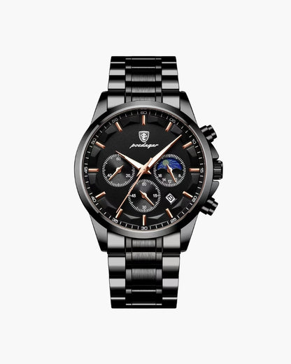Precision Chronograph Steel Watch - Image 1