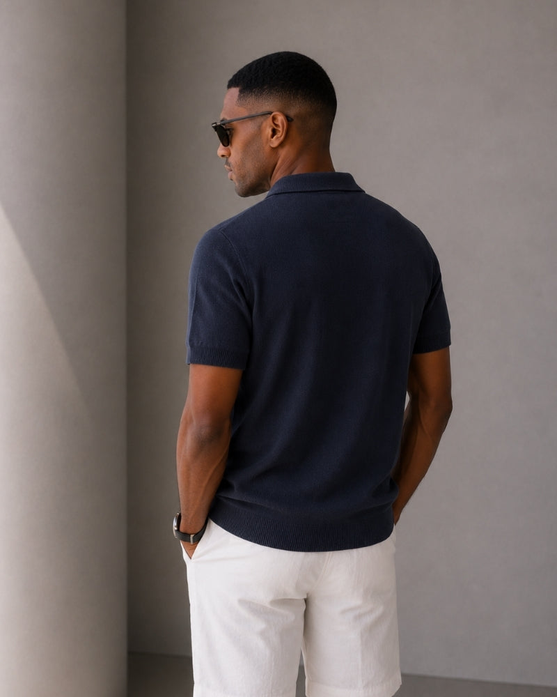 Marbella Zip Up Polo - Image 9