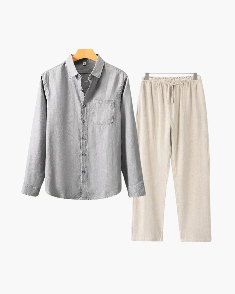 Old Money Linen Combo (Long Sleeve) - Image 17