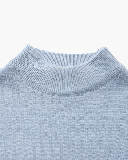 Essential Ribbed Mock Neck Sweater - Image 9