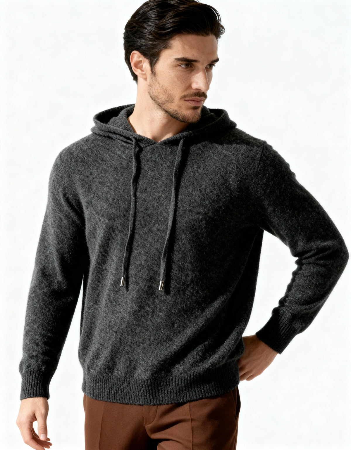 100% Cashmere Hoodie - Image 2