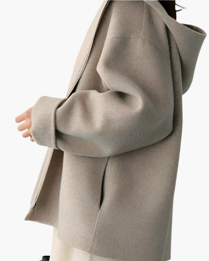 Marlow Wool Zip Coat - Image 2