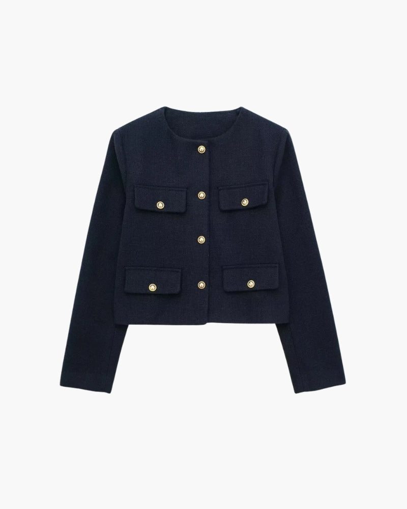 Savile Crop Blazer - Image 2