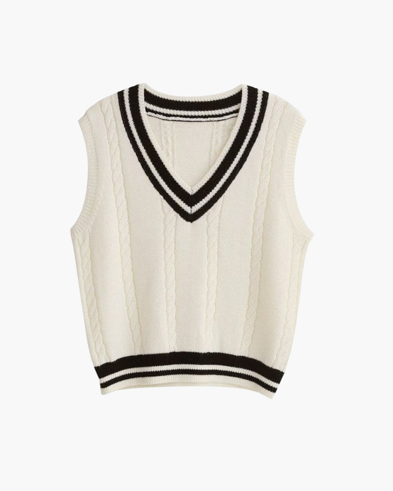 Lady's Rich Sweater Vest - Image 2