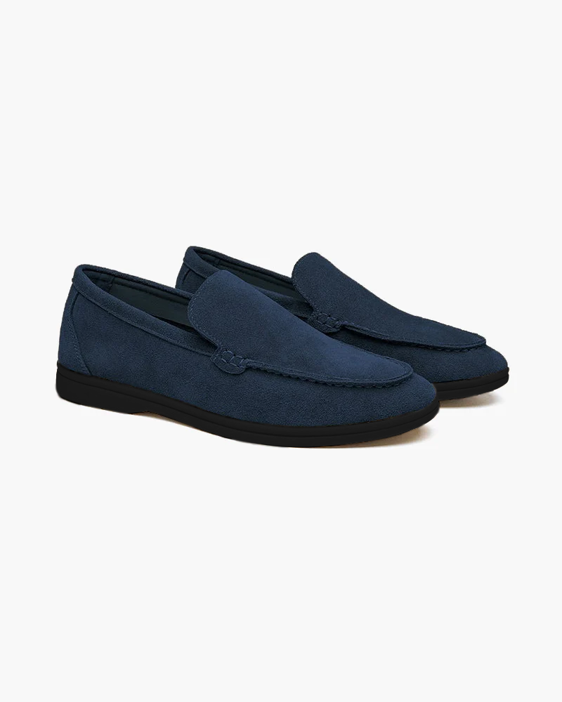Premium Suede Loafers - Black Soles - Image 11