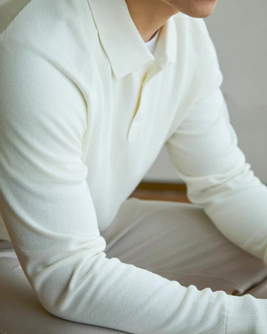 100% Premium Wool Polo - Image 1