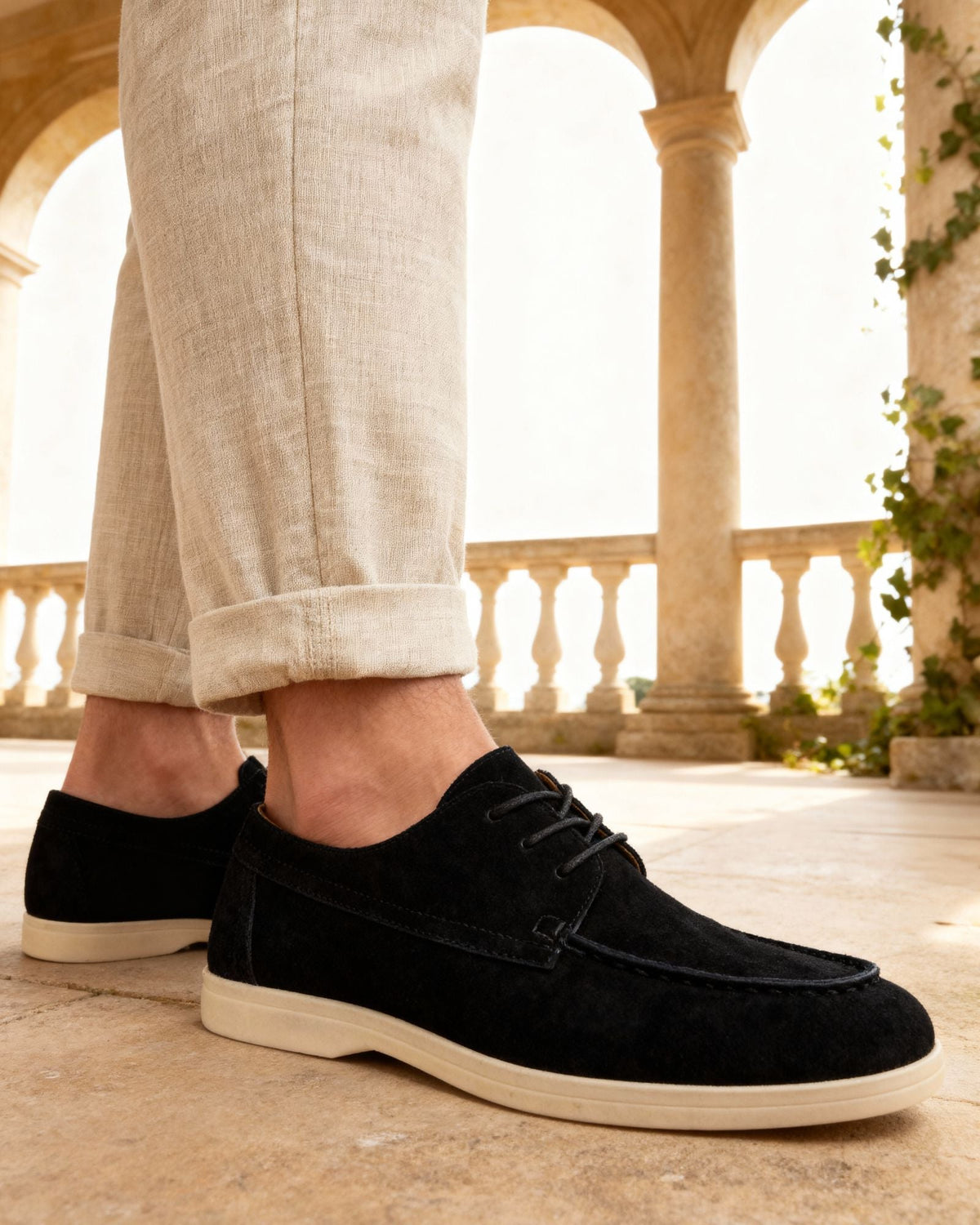 Premium Suede Lace Shoes - Image 10
