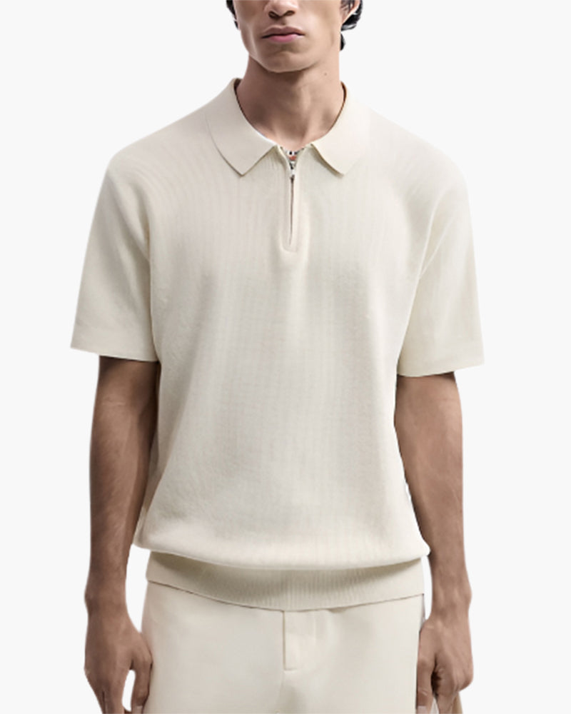 Marbella Zip Up Polo - Image 5