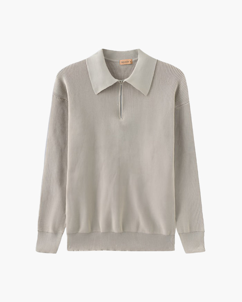Cesare Half Zip Sweater - Image 7