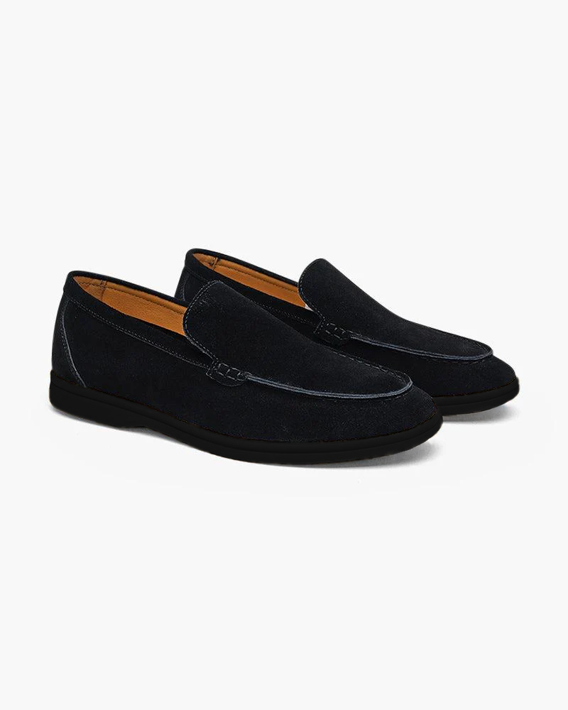 Premium Suede Loafers - Black Soles - Image 9