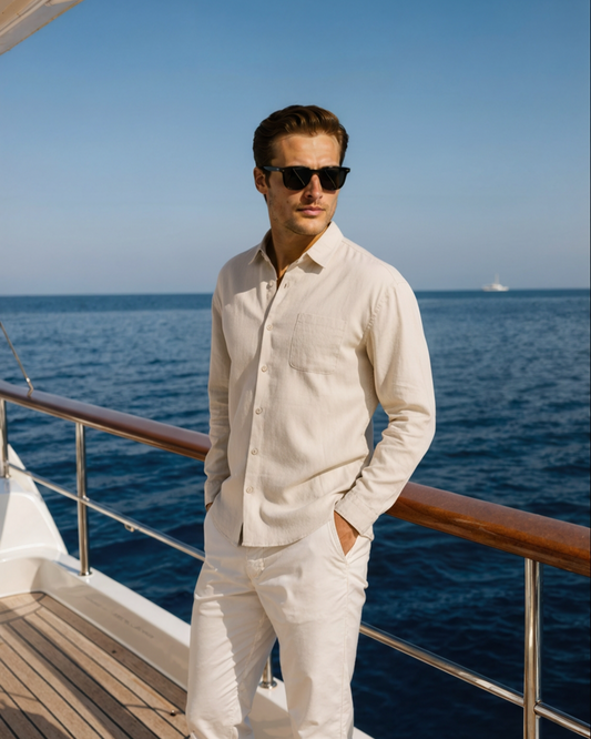 Cape Town - 100% Linen Shirt - Image 1