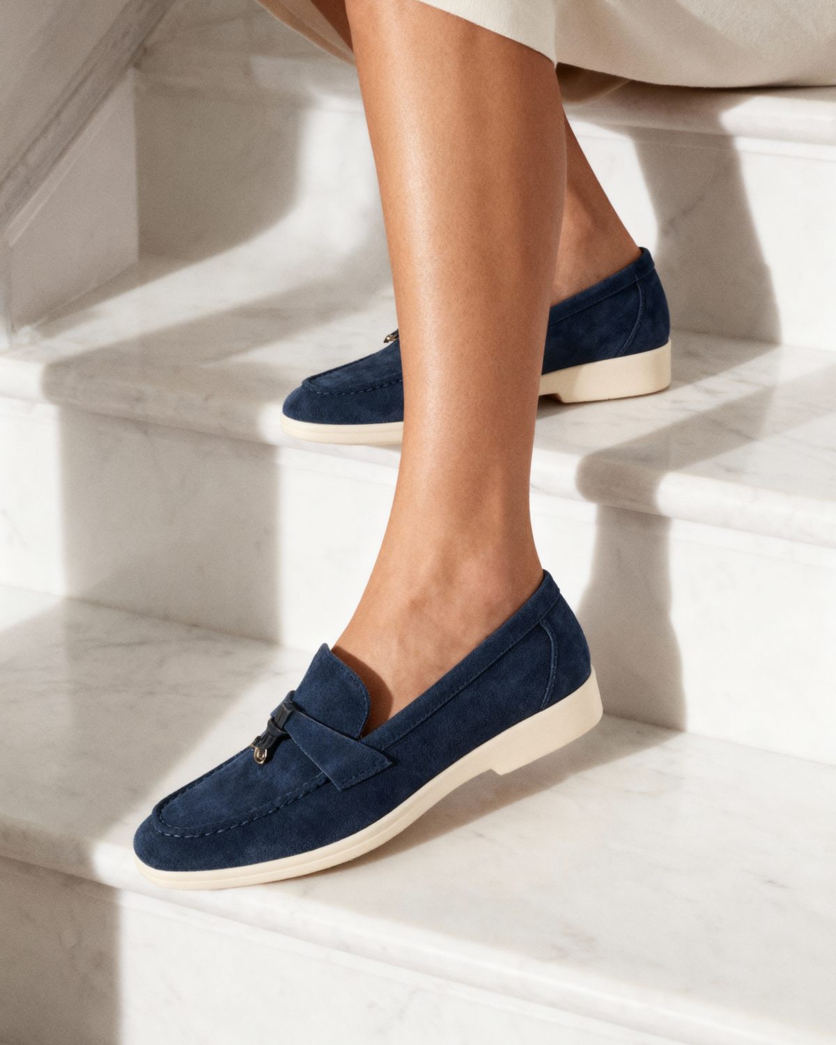 Old Money Suede Lady Loafers - Image 9